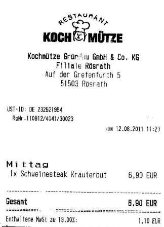 kfzl Hffner Kochmtze Restaurant